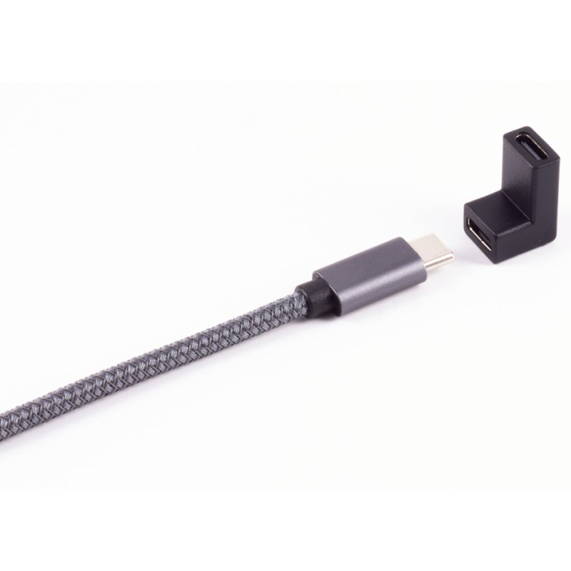 shiverpeaks Adaptateur USB 3.1 Type-C, connecteur coudé 90 degrés, 10 Gbit/s