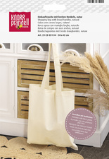 KNORR prandell katoenen boodschappentas, 38×42 cm, naturel, 100% katoen