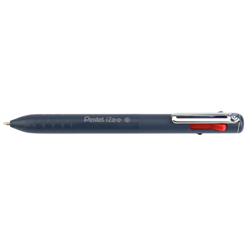 Pentel Stylo 4 couleurs iZee, rechargeable, blanc, 0,5 mm