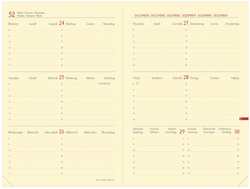 QUO VADIS agenda Horizontal 24 SD Prestige, 160×240 mm, blauw, 16 maanden
