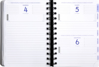 EXACOMPTA agenda Forum Linicolor 2026/2027, violet, 120×170 mm