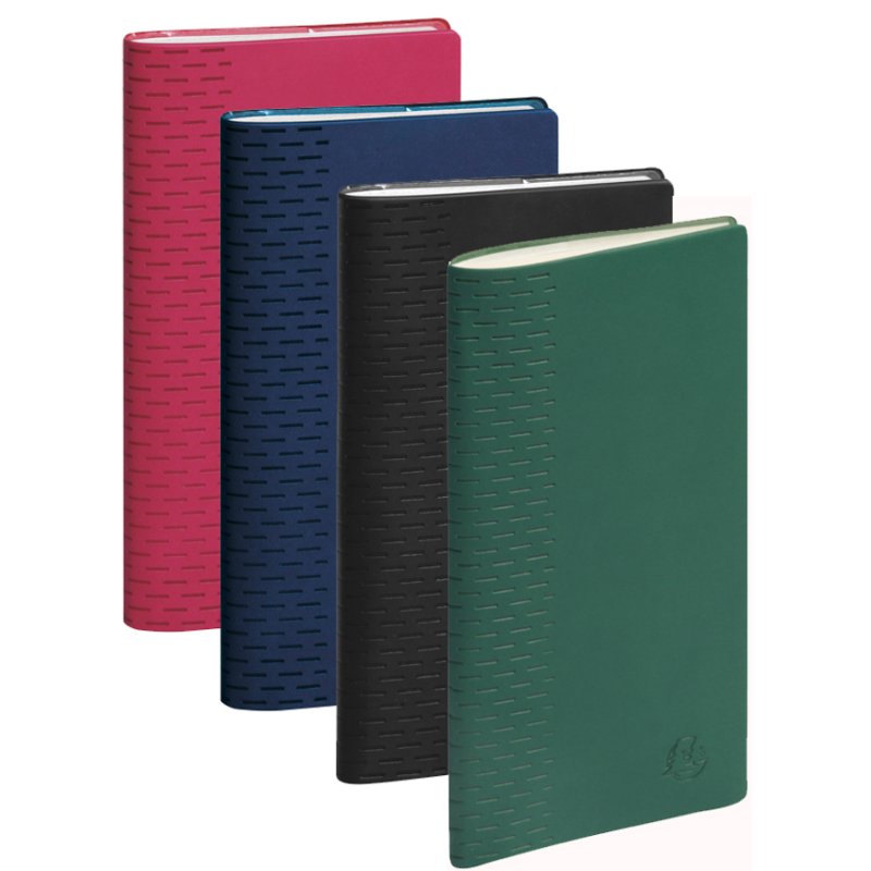 EXACOMPTA agenda de poche SAS 17, 2025/2026, 90×175 mm, couleurs assorties, 5 pièces
