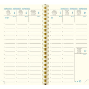EXACOMPTA vulling zakagenda SAD 16S, 2025/2026, 90×160 mm, 16 maanden