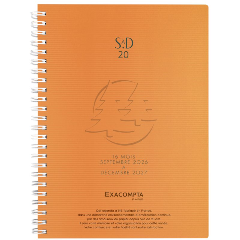 EXACOMPTA Desk Diary 20247E, 16 months, 150×210 mm