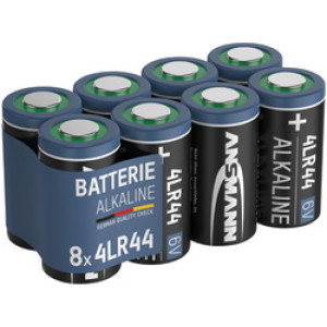 ANSMANN Alkaline Batterijen 4LR44, 6 Volt, 8 stuks