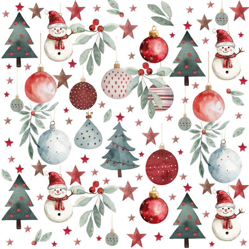PAPSTAR serviettes de Noël motif Golden Deer