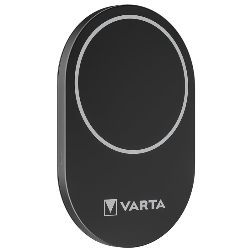 VARTA Mag Pro draadloze autolader, magnetische houder, zwart, 15 watt