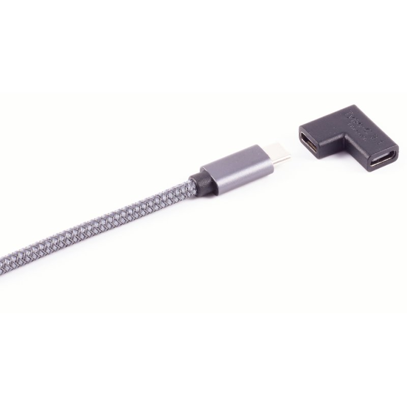 shiverpeaks Adaptateur USB-C vers USB-C, 90 degrés coudé, 10 Gbit/s