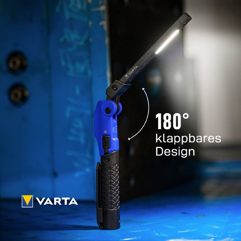 VARTA zaklamp Work Flex, oplaadbaar, 3 lichtbronnen, magneet