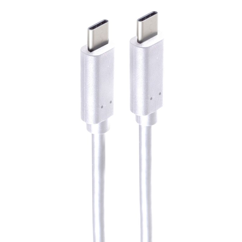 shiverpeaks BASIC-S câble USB 3.2, connexion USB-C, blanc, 1,50 m