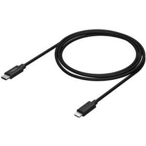 ANSMANN USB-C naar Lightning kabel, zwart, 2 meter, 60 Watt