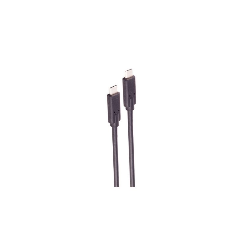 shiverpeaks Câble USB 4.0 USB-C vers USB-C, 0,5 m, noir