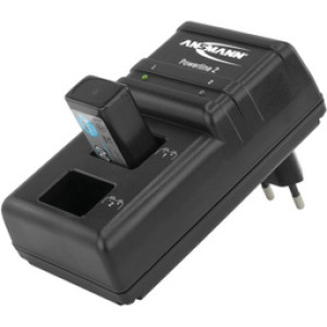 ANSMANN Powerline 2 intelligente lader voor 9V E-blok batterijen