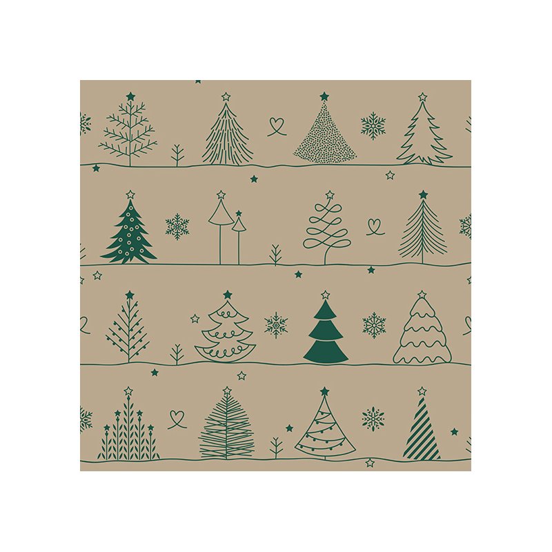 PAPSTAR serviettes de Noël Boule de Noël, 330×330 mm, 3 plis, 20 pièces
