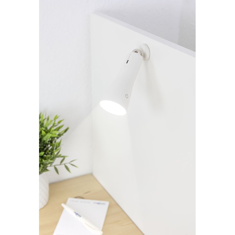 ANSMANN 3-in-1 LED-bureaulamp, oplaadbaar, dimbaar, wit