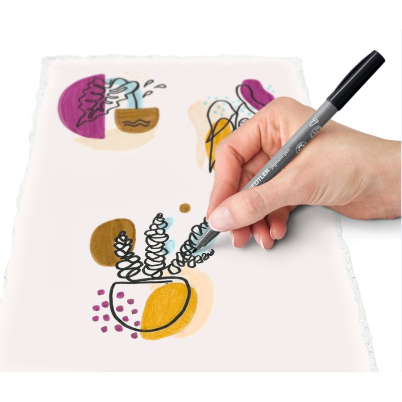 STAEDTLER ensemble de dessin Line Art & Botanical, 10 pièces