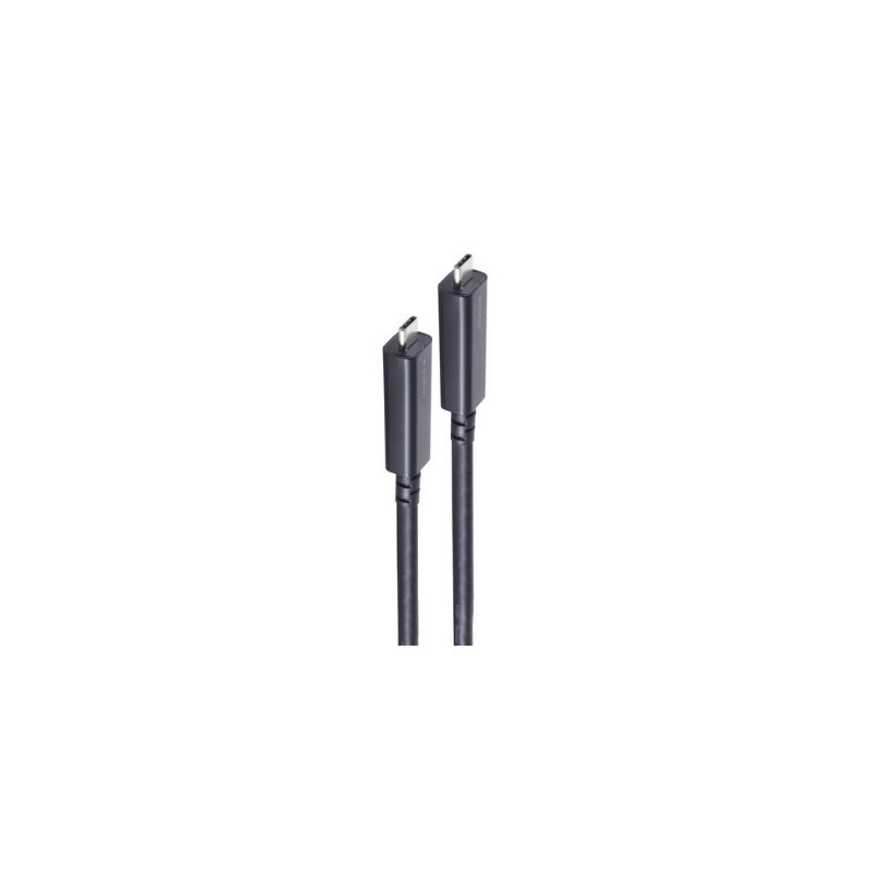 shiverpeaks Câble USB-C vers USB-C, optique, 8 mètres, USB 3.2