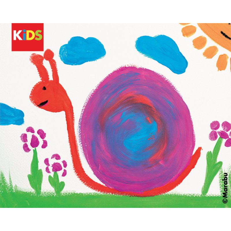 Marabu KiDS peinture enfant Little Artist, 75 ml, set de 6, lavable
