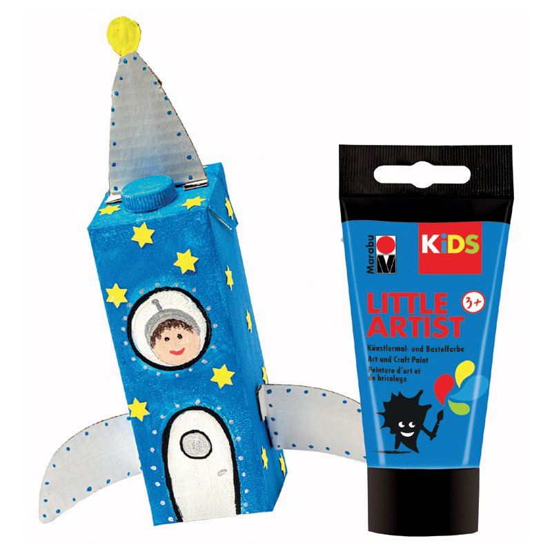 Marabu KiDS peinture enfant Little Artist, 75 ml, set de 6, lavable