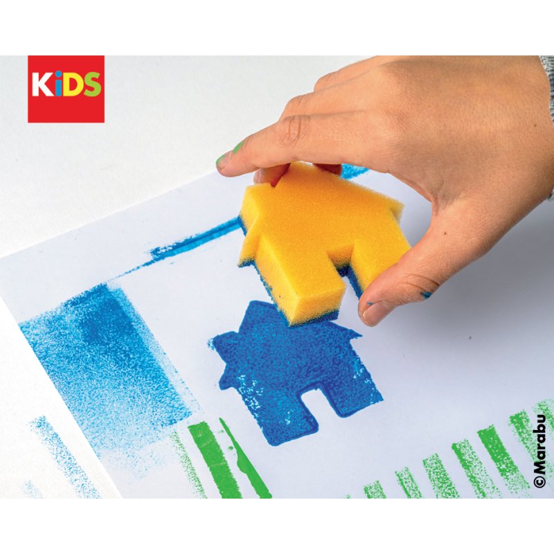 Marabu KiDS peinture enfant Little Artist, 75 ml, set de 6, lavable