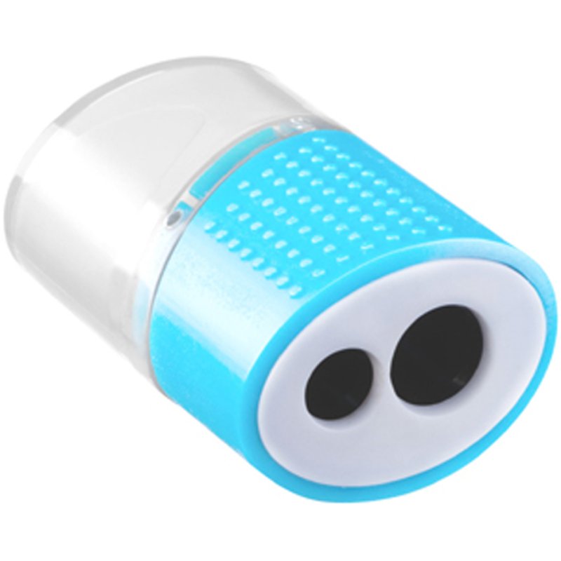 Wonday double pencil sharpener, plastic, assorted colours, 2 pen sizes