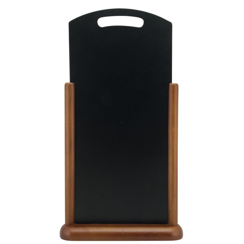 Securit chevalet tableau noir grand, marron foncé, 260×70×470 mm