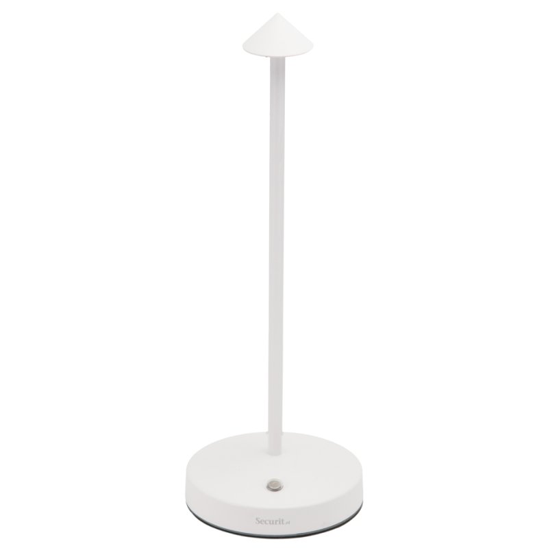 Securit Angelina LED lampe de table, batterie, blanc, gradable