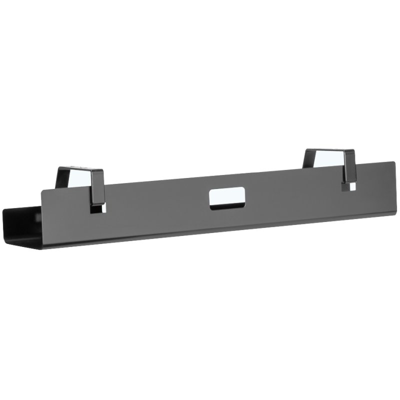 DIGITUS conduit de câbles sous bureau, noir, 600×135×108 mm, acier