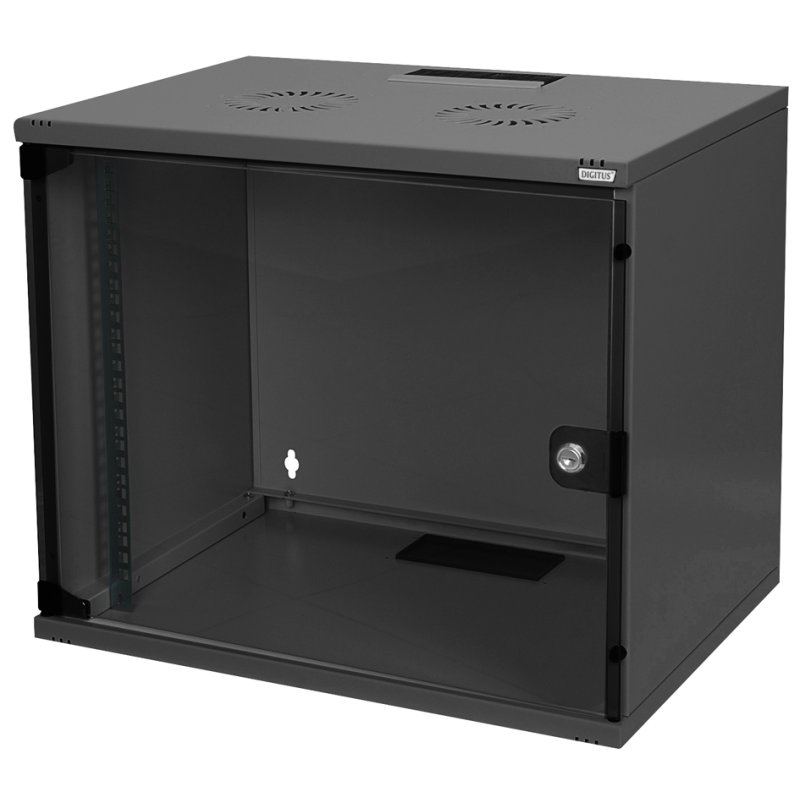 DIGITUS 19" wandbedradingsverdeler SOHO, ongemonteerd, zwart