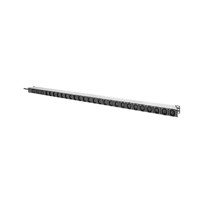 DIGITUS 19 inch stekkerdoos 27-voudig, zwart, 4000 W, verticale montage