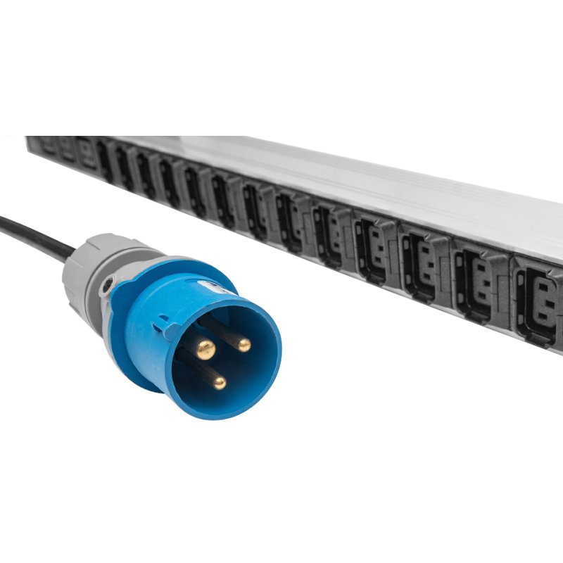 DIGITUS Multiprise 19 pouces 27 prises, noir, 4000 W, montage vertical