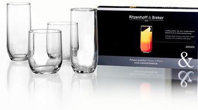 Ritzenhoff & Breker whiskyglazen RAM, 315 ml, 3 stuks, 100 mm hoog