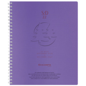 EXACOMPTA bureauagenda SAD 22S 2025/2026, 16 maanden, 185×225 mm