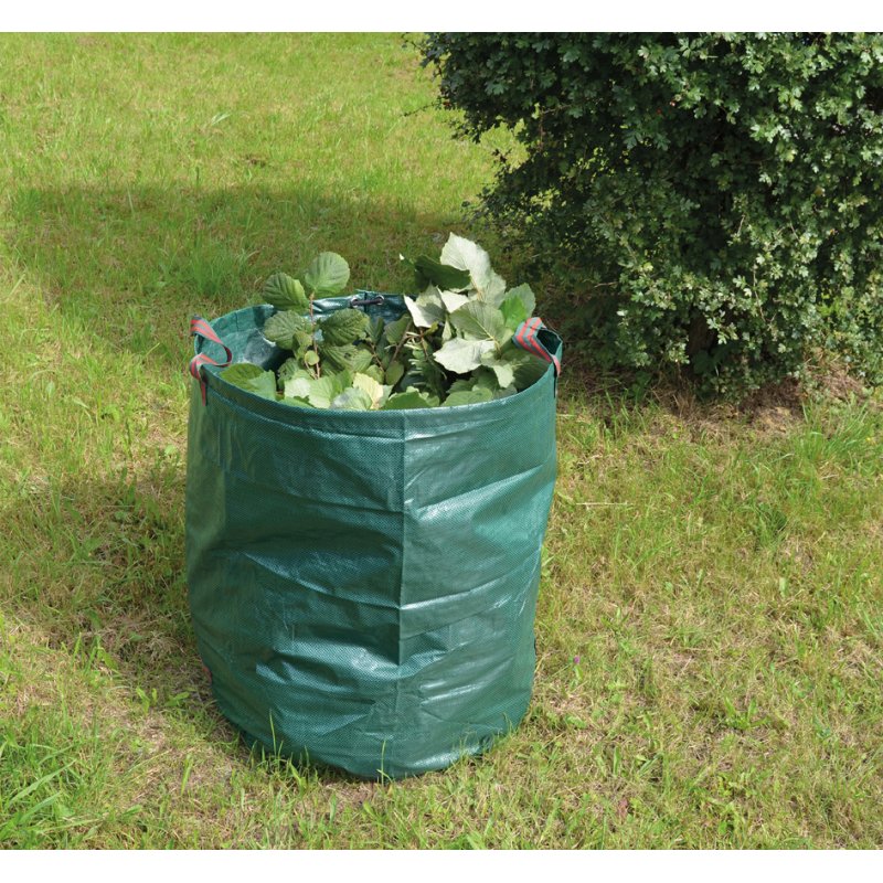 BRÜDER MANNESMANN garden bag, 272 litres, green, polypropylene