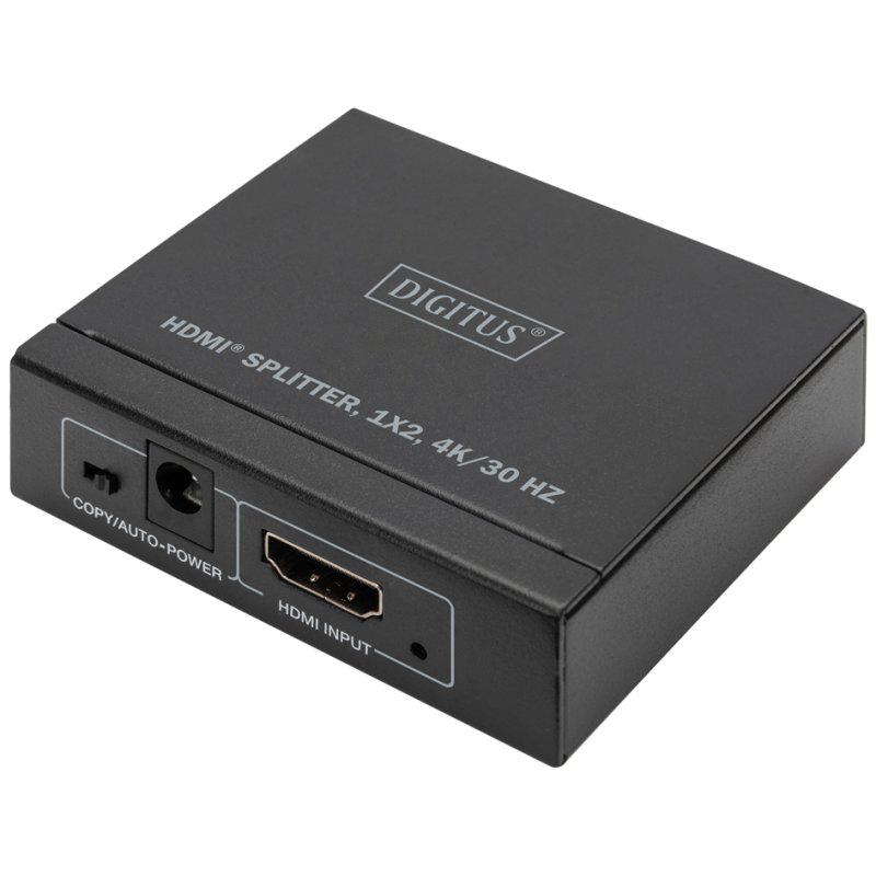 DIGITUS Répartiteur HDMI 4K 1x2, 4K/30Hz, noir