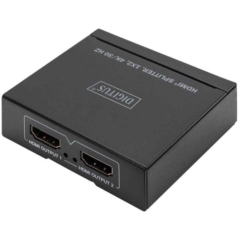 DIGITUS Répartiteur HDMI 4K 1x2, 4K/30Hz, noir