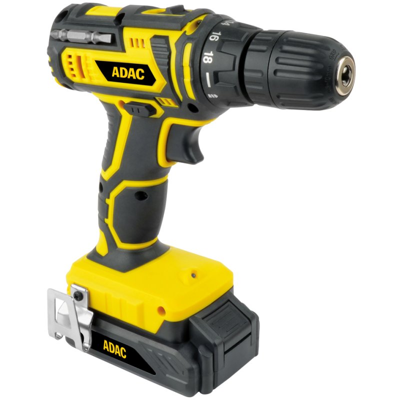 BRÜDER MANNESMANN ADAC perceuse-visseuse à batterie, 20V, Li-Ion, avec mallette