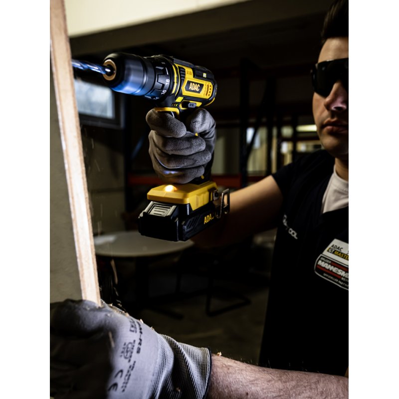 BRÜDER MANNESMANN ADAC perceuse-visseuse à batterie, 20V, Li-Ion, avec mallette