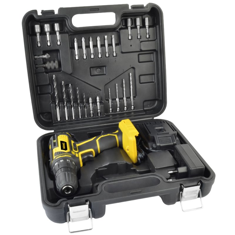 BRÜDER MANNESMANN ADAC perceuse-visseuse à batterie, 20V, Li-Ion, avec mallette