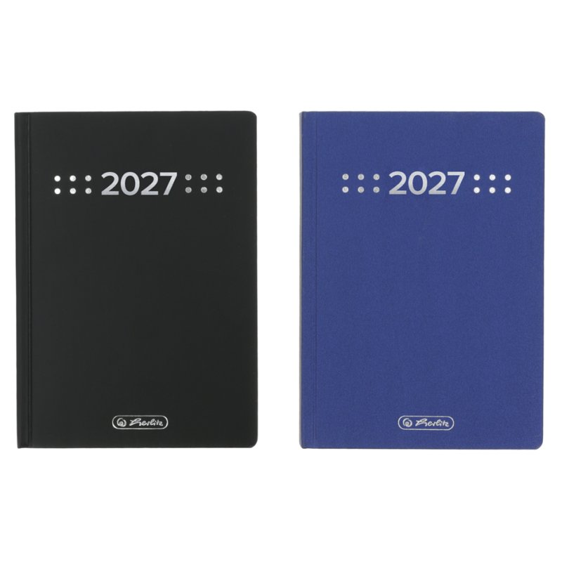 herlitz Minitimer 2027 A6, couleurs assorties, agenda journalier