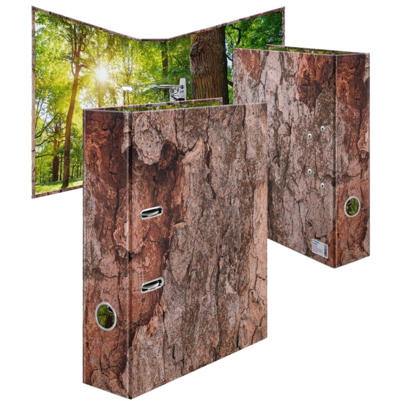 HERMA classeur Nature A4, motif bois, 70 mm