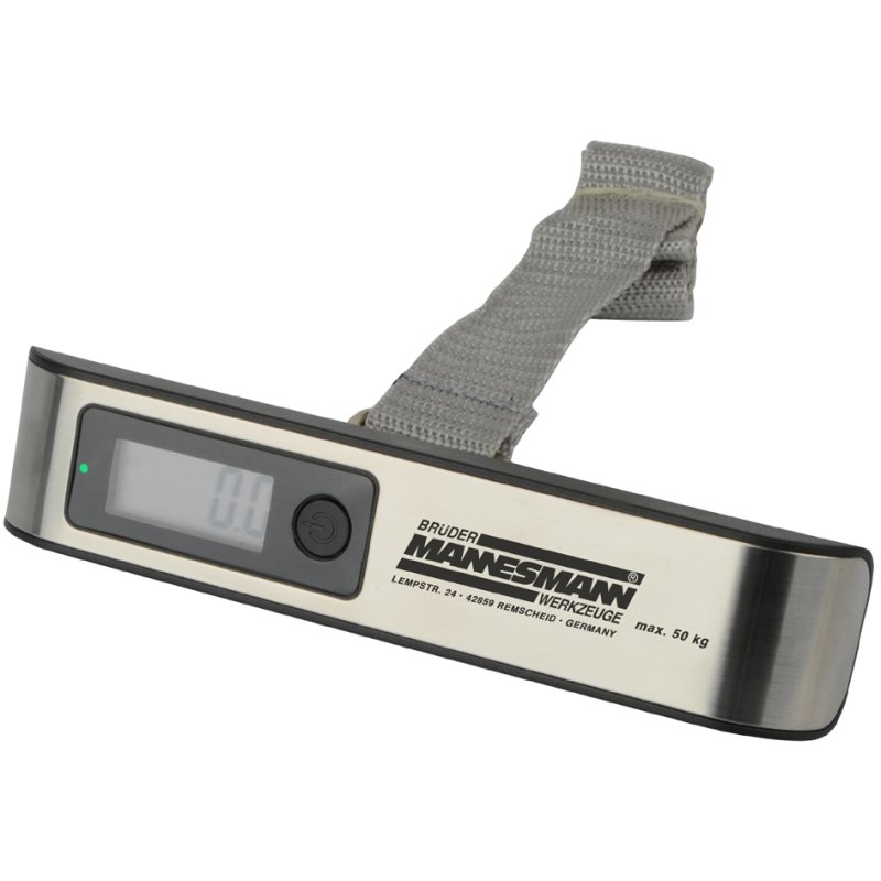 BRÜDER MANNESMANN balance de valise numérique, jusqu'à 50 kg, résolution 0,1 kg