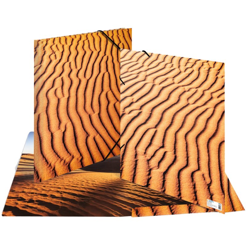 HERMA Classeur à élastiques Nature A3, carton, stone