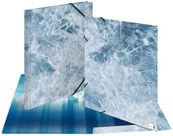 HERMA elastomap A3 karton, ice, 3 innenklappen