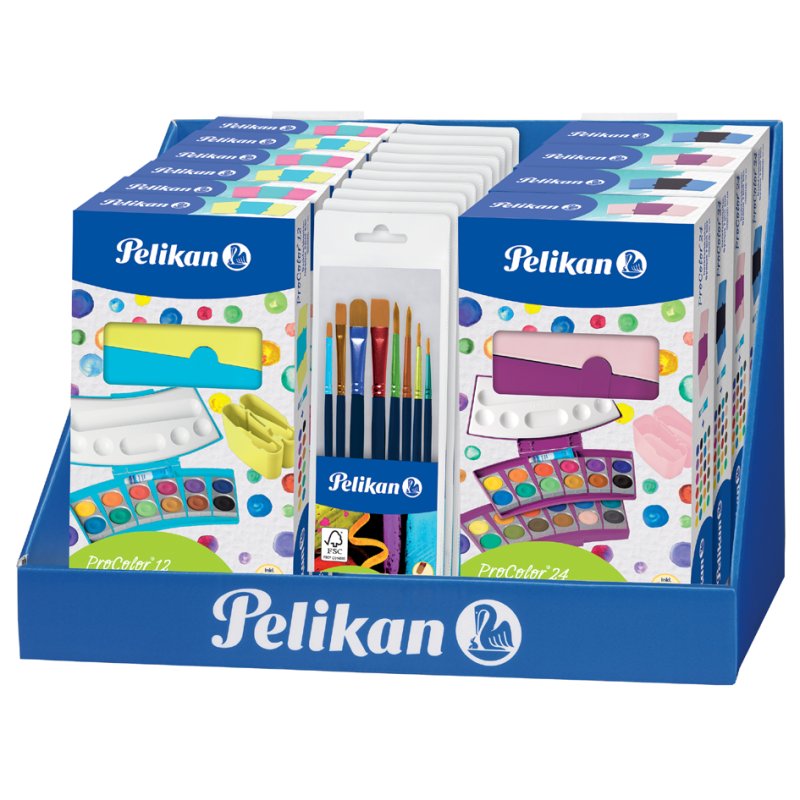 Pelikan school module watercolour paint ProColor, opaque paint, with brush