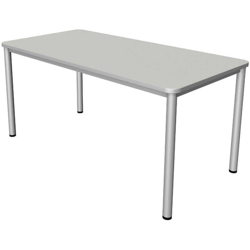 kerkmann bureau Prime 200, blanc, 200×100×75 cm, piètement 4 pieds