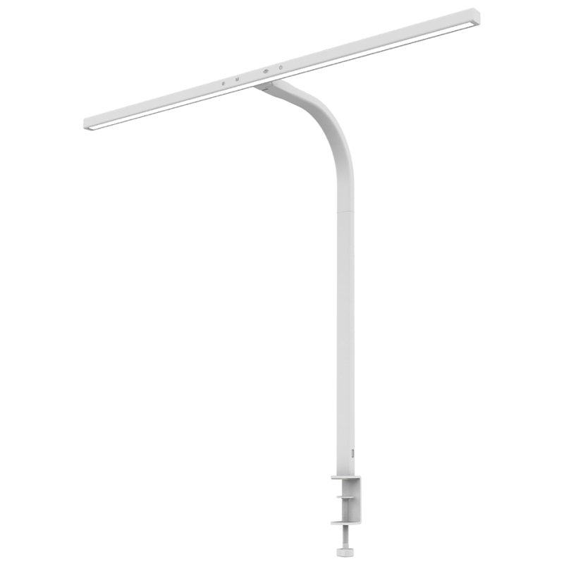 UNiLUX Lampe de bureau LED STRATA, pince de table, noir, 19W