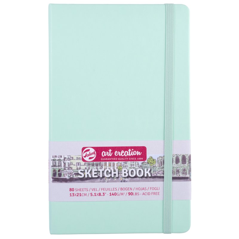 Royal Talens carnet de croquis Art Creation, 130×210 mm, menthe, 80 feuilles