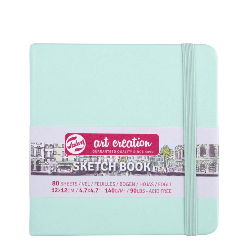 Royal Talens carnet de croquis Art Creation, 130×210 mm, menthe, 80 feuilles