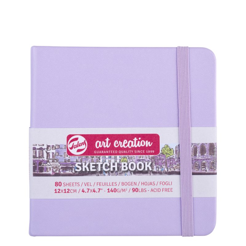 Royal Talens Art Creation carnet de croquis A5, reliure rigide, violet, 80 feuilles